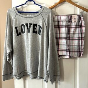 Womens Secret Treasures Sleep Lounge Set 3X